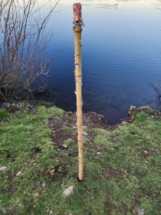 Custom Copper and Crystal Grounding Rod